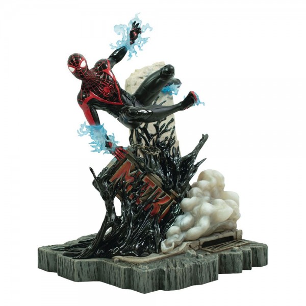 Marvel&#039;s Spider-Man 2 Marvel Gallery Deluxe PVC Diorama Miles Morales (Gamerverse) 25 cm