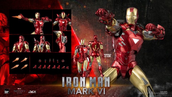Infinity Saga DLX Actionfigur 1/12 Iron Man Mark 6 17 cm