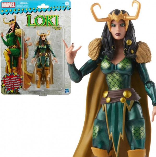 Marvel Legends Retro Actionfigur Loki Agent of Asgard