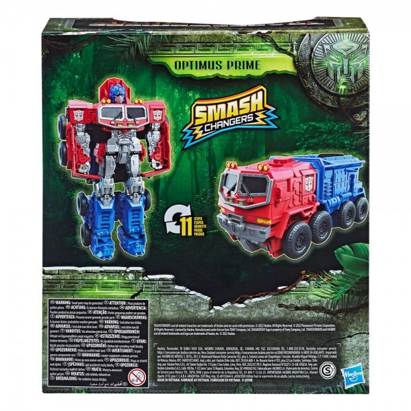 Transformers: Rise of the Beasts Smash Changers Action Figure Optimus Prime 23 cm