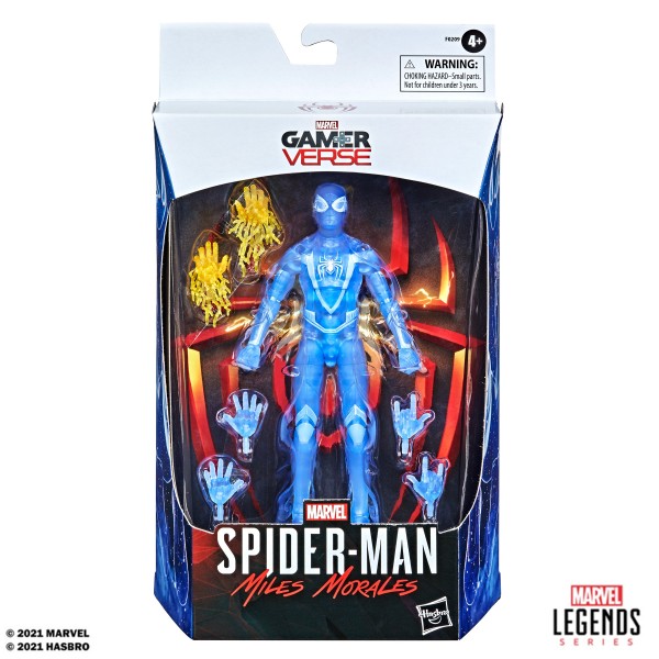 Spider-Man: Miles Morales Marvel Legends Action Figure Miles Morales (Translucent Blue) Exclusive