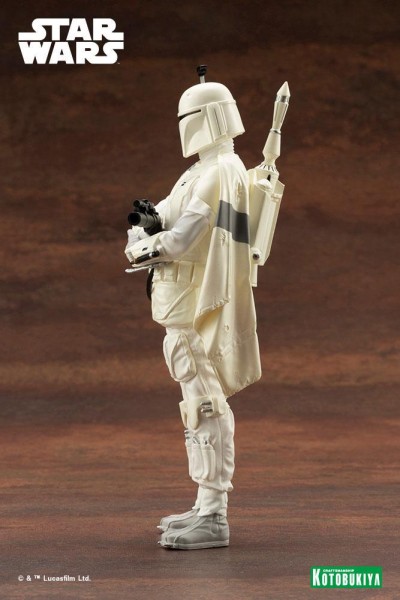 Star Wars ARTFX+ Statue 1/10 Boba Fett White Armor Ver. 