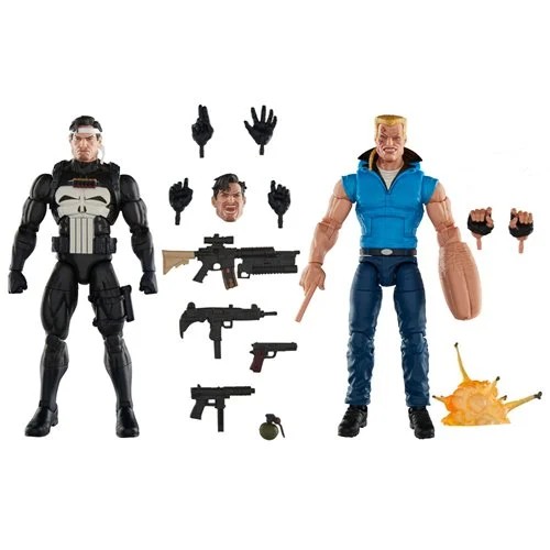 Marvel Legends Series Punisher and Bushwacker 6-Inch Action Figures