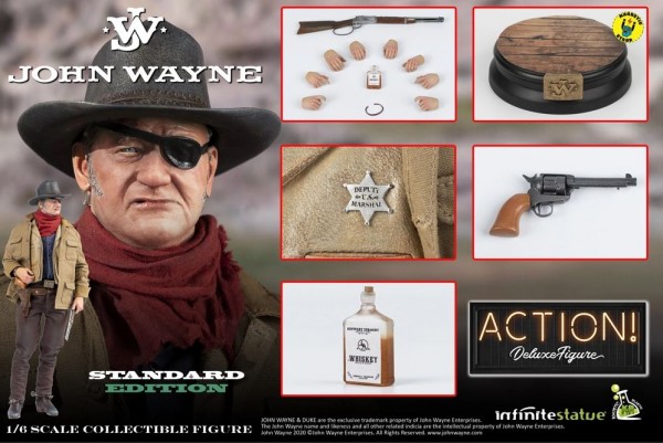 Kaustic Plastik 1/6 Actionfigur John Wayne