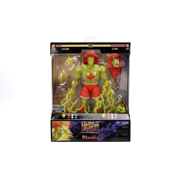 Ultra Street Fighter II Blanka Glow-in-the-Dark 6-Inch Scale Action Figure