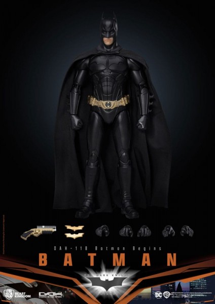 DC Comics Dynamic 8ction Heroes Actionfigur 1/9 Batman (Batman Begins) 21 cm