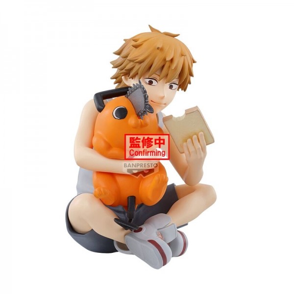 Chainsaw Man Break Time Denji &amp; Pochita Figure 7 cm