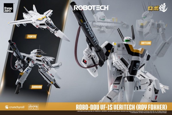 Robotech Action Figure ROBO-DOU VF-1S Veritech (Roy Fokker) 20 cm
