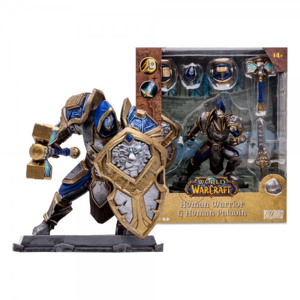 World of Warcraft Action Figure Human: Paladin / Warrior 15 cm