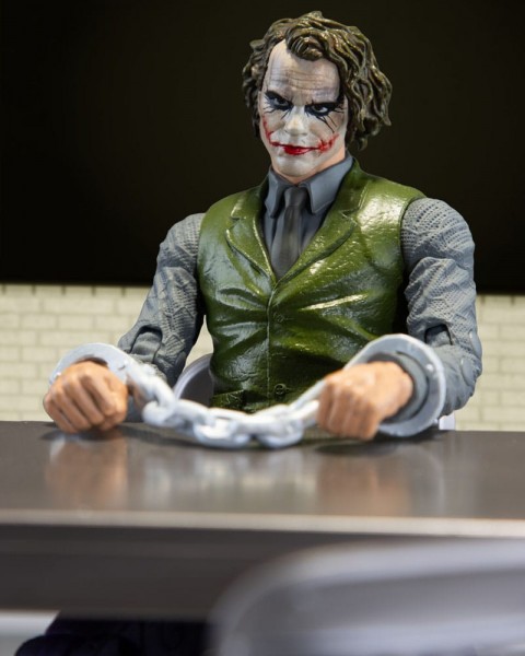 DC Multiverse Actionfigur The Joker (Jail Cell Variant) (The Dark Knight) (Gold Label) 18 cm