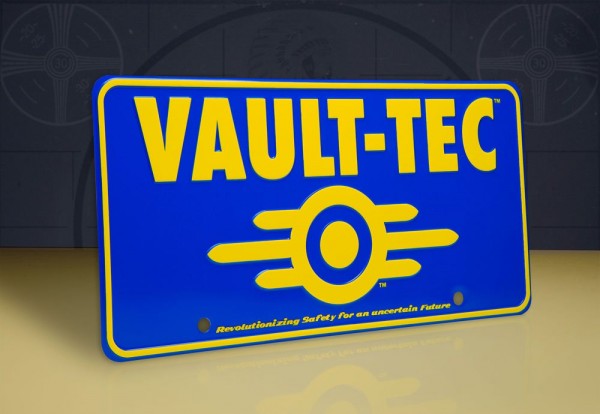 Fallout Me­tall­schild Vault-Tec