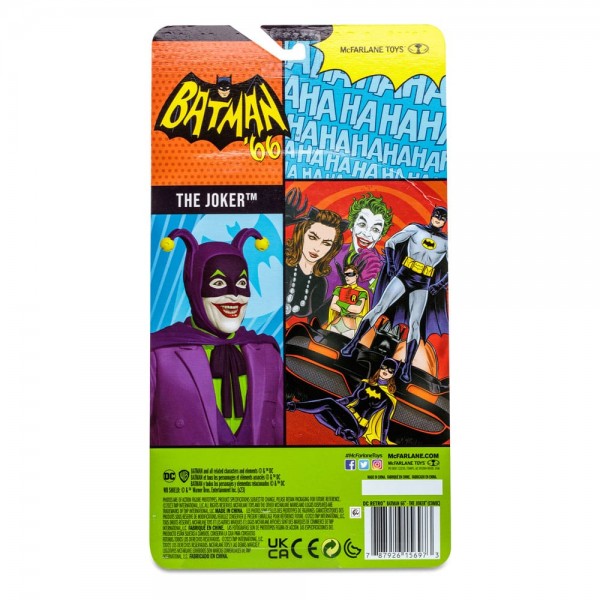 DC Retro Actionfigur Batman 66 The Joker (Comic) 15 cm