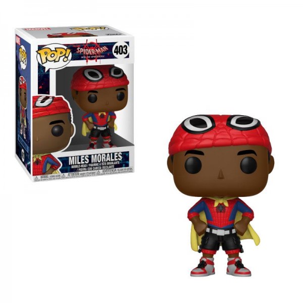 Spider-Man Animated POP! Marvel Vinyl Bobble-Head Miles with Cape 9 cm