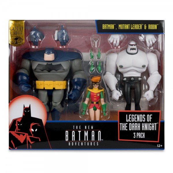 The New Batman Adventures DC Direct Action Figure 3-Pack Legends of the Dark Knight (Gold Label) 13 cm