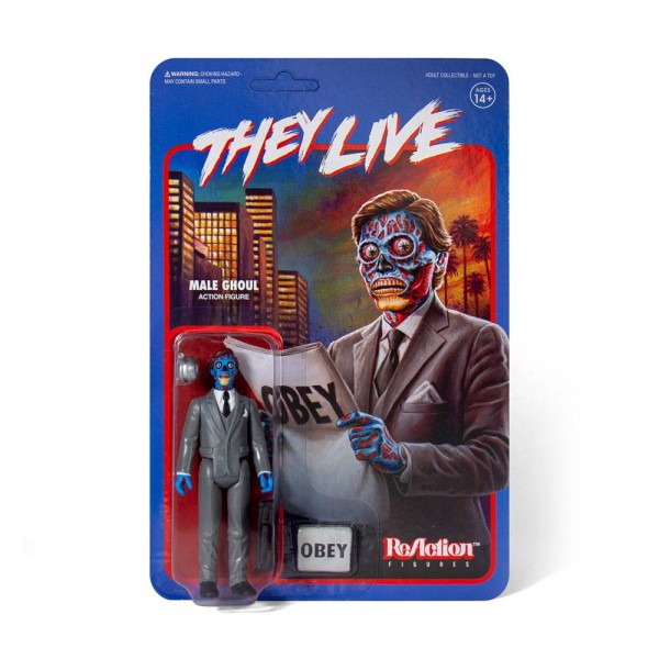 They Live ReAction Action Figure Male Ghoul