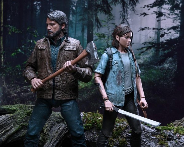 The Last of Us Part 2 Ultimate Action Figures Joel & Ellie (2-Pack)