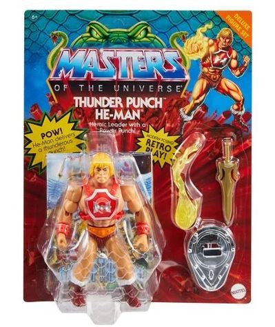 Masters of the Universe Origins Actionfigur Thunder Punch He-Man (Deluxe)