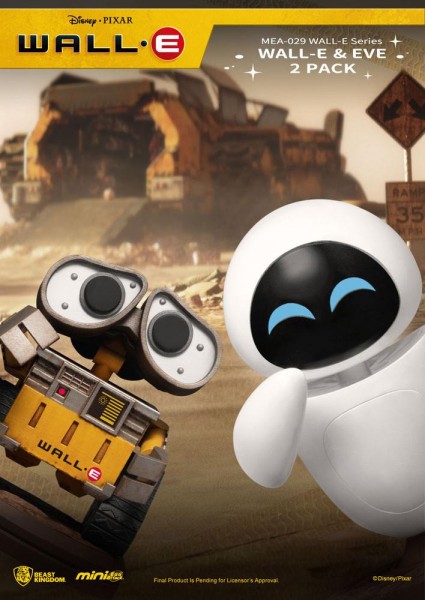 Wall-E 'Mini Egg Attack Action' Figures Wall-E & Eve (2-Pack)