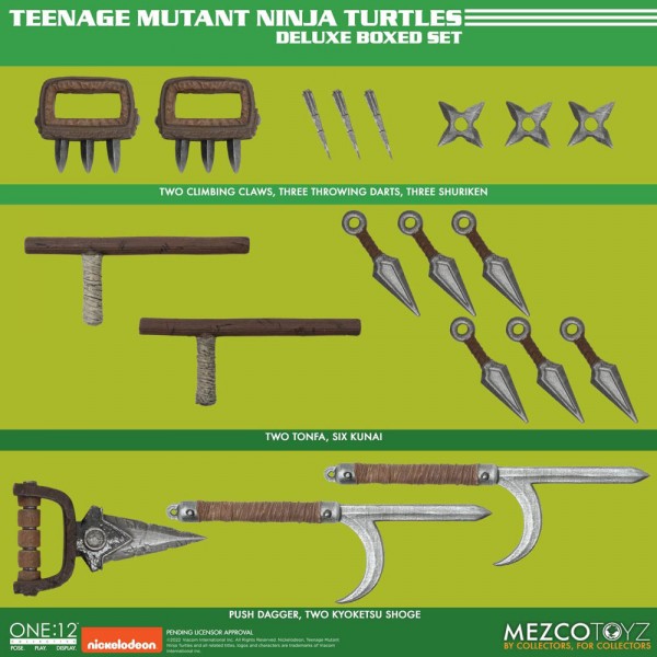 Teenage Mutant Ninja Turtles ´The One:12 Collective´ Action Figures 1/12 XL Deluxe Box Set
