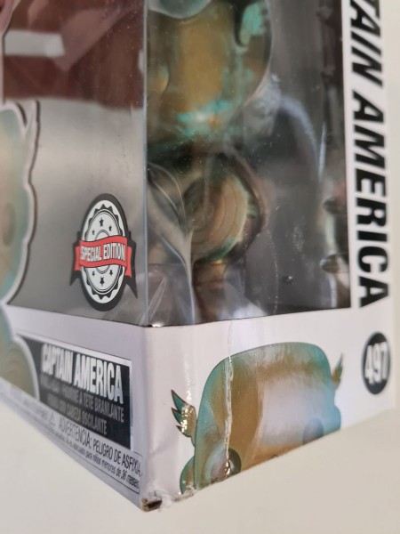 B-item Marvel 80th Anniversary Funko Pop! Vinyl Figure Captain America (Patina) Exclusive