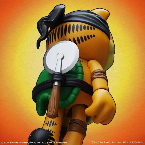 Garfield x TMNT Garfello und Sidekick Odie Actionfiguren