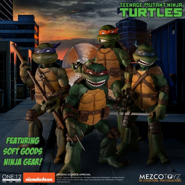 Teenage Mutant Ninja Turtles ´The One:12 Collective´ Actionfiguren 1/12 XL Deluxe Box Set