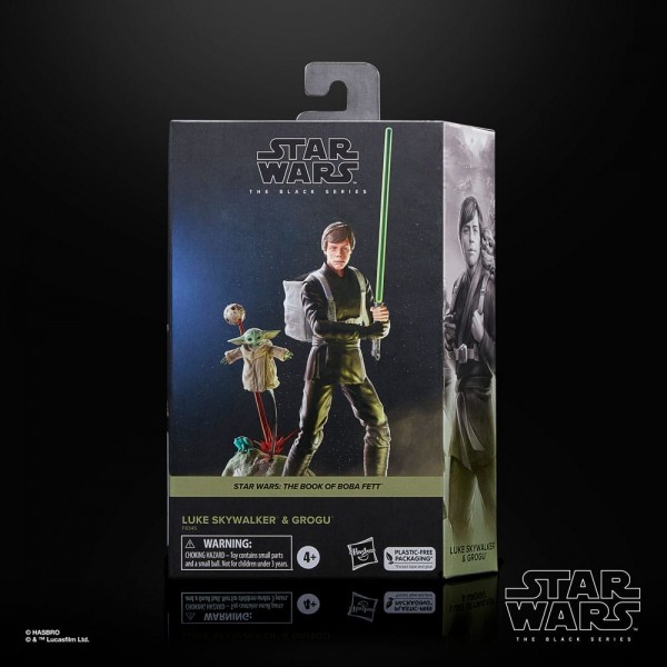 Star Wars The Book of Boba Fett Black Series Actionfiguren 2er-Pack Luke Skywalker & Grogu