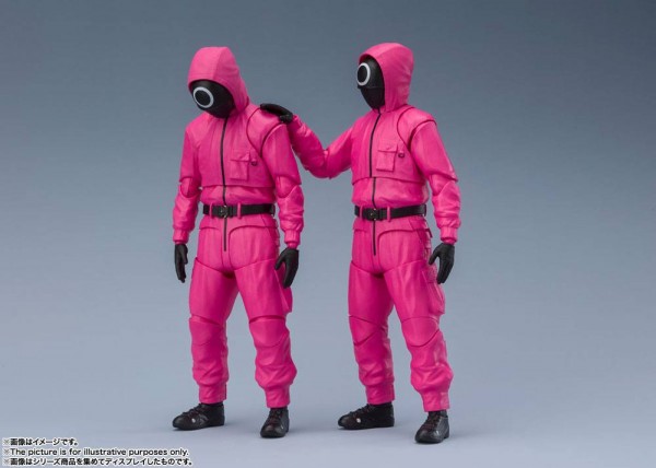 Squid Game S.H. Figuarts Actionfigur Masked Worker / Masked Manager