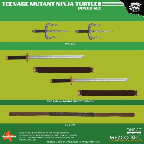 Teenage Mutant Ninja Turtles One:12 Collective Actionfiguren 1/12 Boxed Set 17 cm