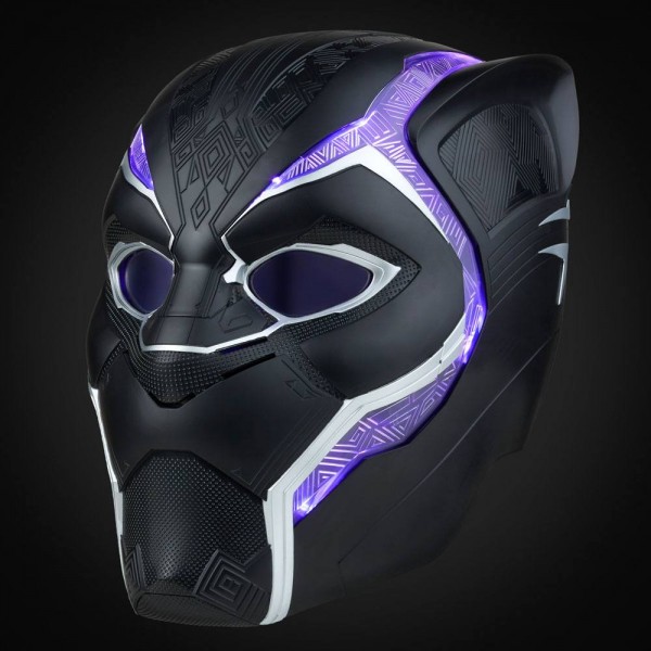 Black Panther Marvel Legends 1/1 Replik Elektronischer Helm Black Panther