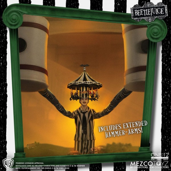 Beetlejuice Actionfigur 1/12 Beetlejuice Deluxe Edition 18 cm