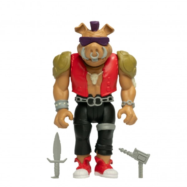 TMNT ReAction Actionfigur Wave 10 - Bebop (Weird Pizza To Go)