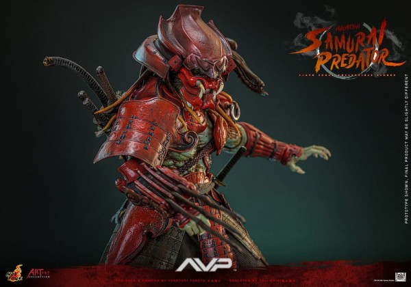 Alien vs. Predator Artist Collection Actionfigur 1/6 Akaoni Samurai Predator 35 cm