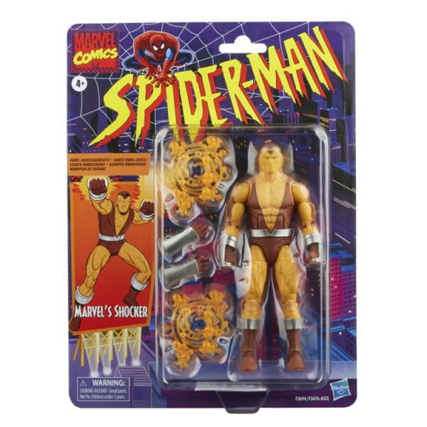 Spider-Man Marvel Legends Retro Action Figure Shocker