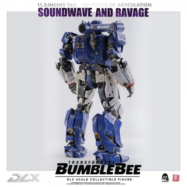 Transformers Bumblebee DLX Actionfiguren Doppelpack 1/6 Soundwave & Ravage 28 cm