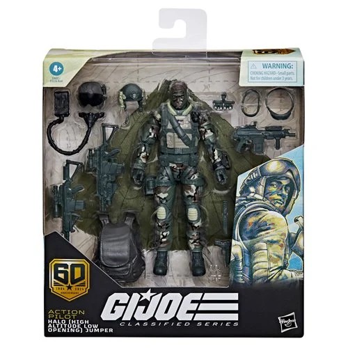 G.I. Joe Classified Series 60th Anniversary Action Pilot HALO Jumper Actionfigur