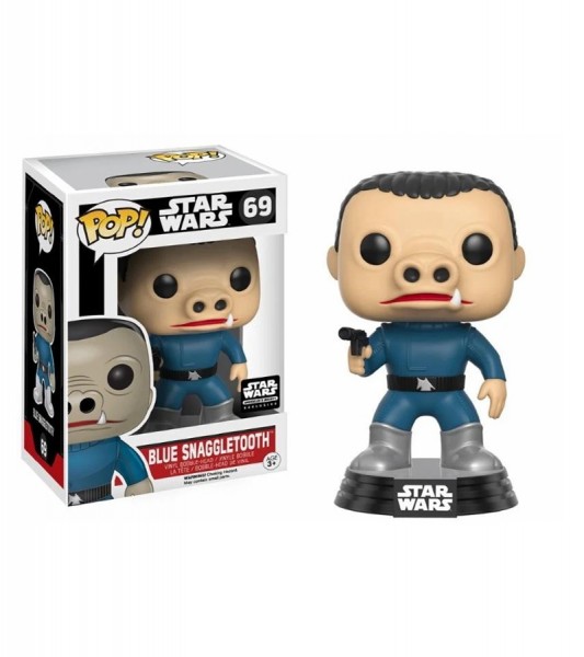 B-Ware Funko POP! Blue Snaggletooth Smuggler’s Bounty Exclusive #69 - beschädigte Verpackung