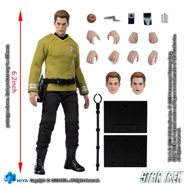 Star Trek Exquisite Super Series Actionfigur 1:12 Kirk 16 cm