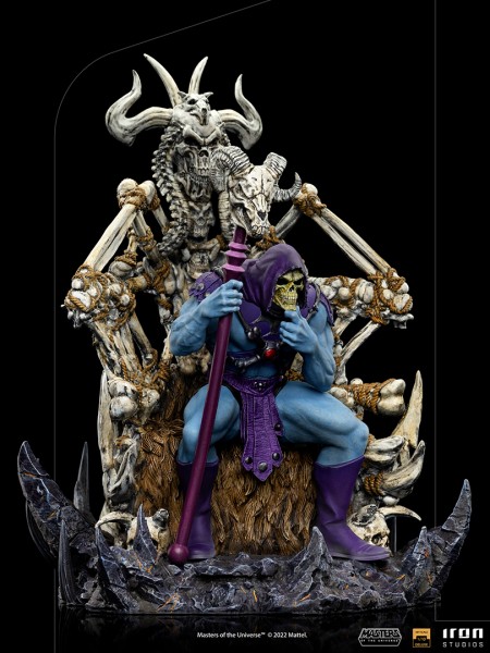 Masters of the Universe Art Scale Statue 1/10 Skeletor on Throne (Deluxe)