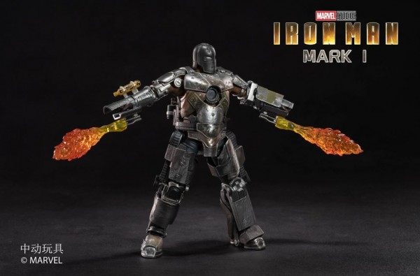 ZD Toys Action Figure 1/10 Iron Man Mark I