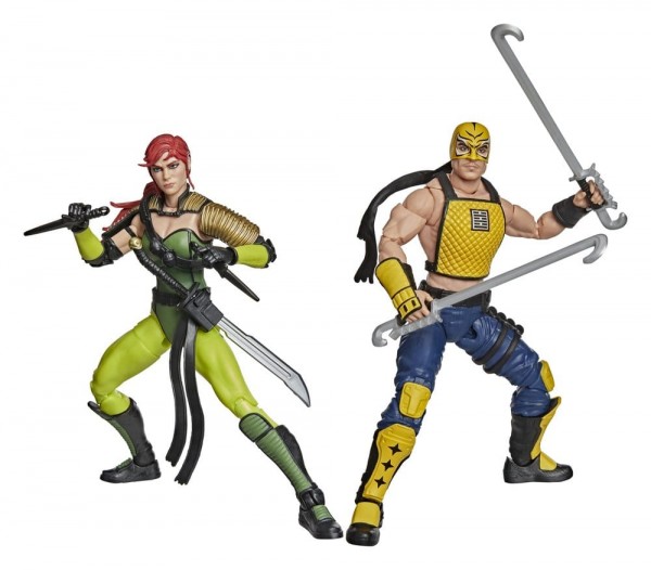 G.I. Joe Classified Series Actionfiguren 2er-Pack #212 Ninja Force Scarlett &amp; T'Jbang 15 cm