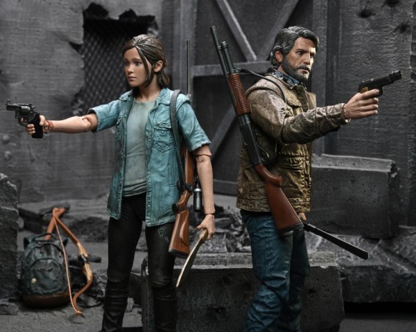 The Last of Us Part 2 Ultimate Action Figures Joel & Ellie (2-Pack)