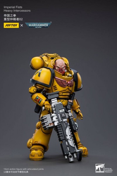 Warhammer 40k Action Figure 1/18 Imperial Fists Heavy Intercessor Rogfried Pertanal