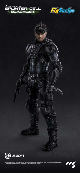 Splinter Cell: Blacklist FigScript Sam Fisher 1/12 Scale Actionfigur