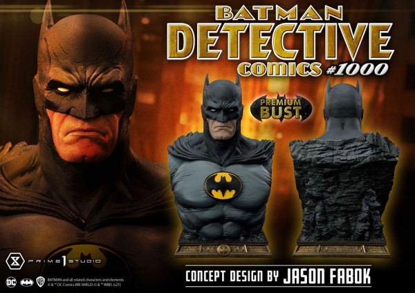 DC Comics Bust Batman Detective Comics #1000 Concept Design by Jason Fabok