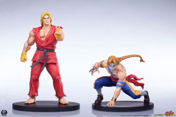 Street Fighter Street Jam Statuen 1/10 Ken &amp; Vega Set