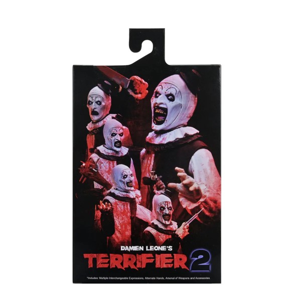 Terrifier 2 Art The Clown Blood Splattered Ultimate Actionfigure