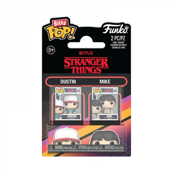 Stranger Things Bitty POP! Vinyl Figuren 2er-Pack Dustin &amp; Mike 2,5 cm
