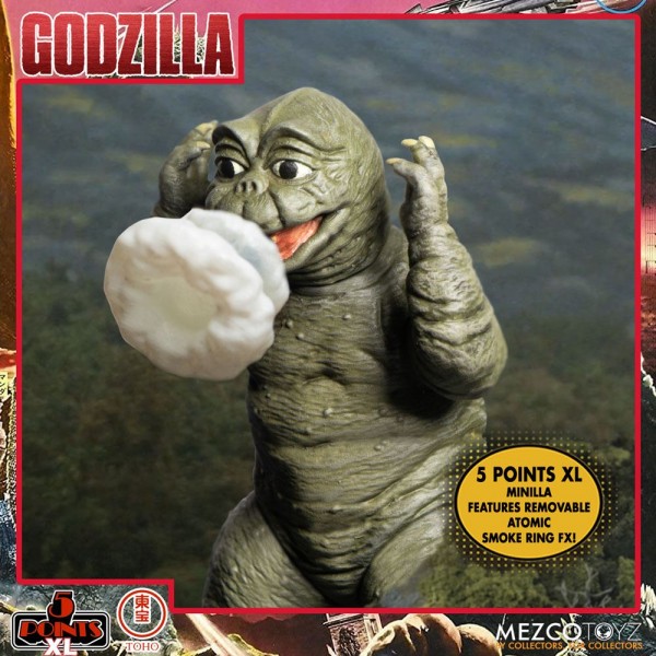 Godzilla: Destroy All Monsters '5 Points' Action Figures Deluxe Box Set Round 2