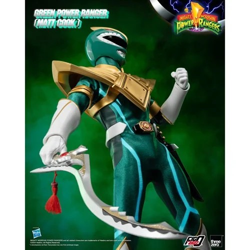 Mighty Morphin Power Rangers Green Ranger Matt Cook Standard Version FigZero 1:6 Scale Previews Exclusive